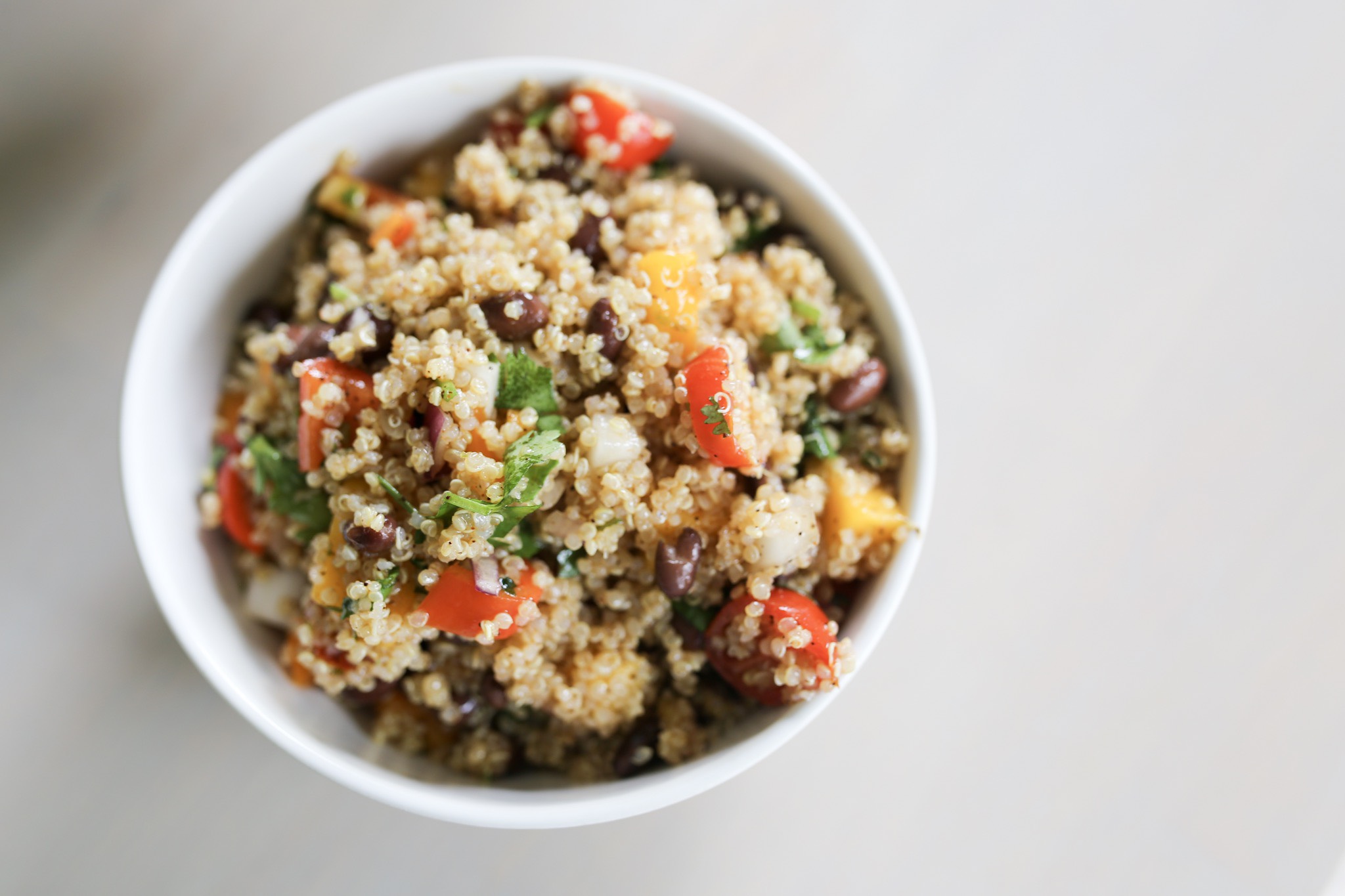 Southwest Mango Quinoa Salad