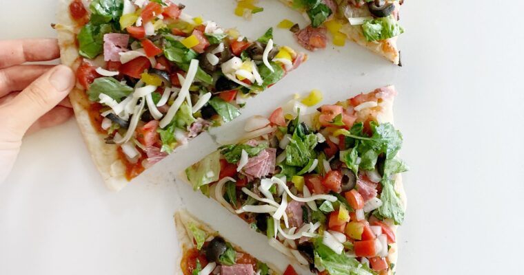 Chopped Salad Pizza