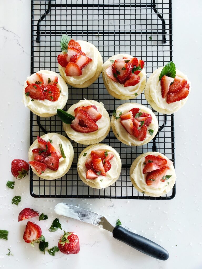 strawberry mint shortbread co