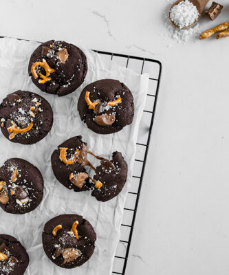 Sweet n Salty Caramel Brookies