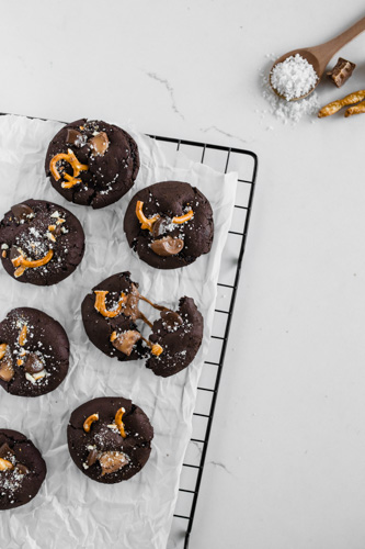 Sweet n Salty Caramel Brookies